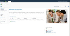 SharePoint 2010 Welcome Site