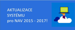 Aktualizace systému NAV 2015 - 2017